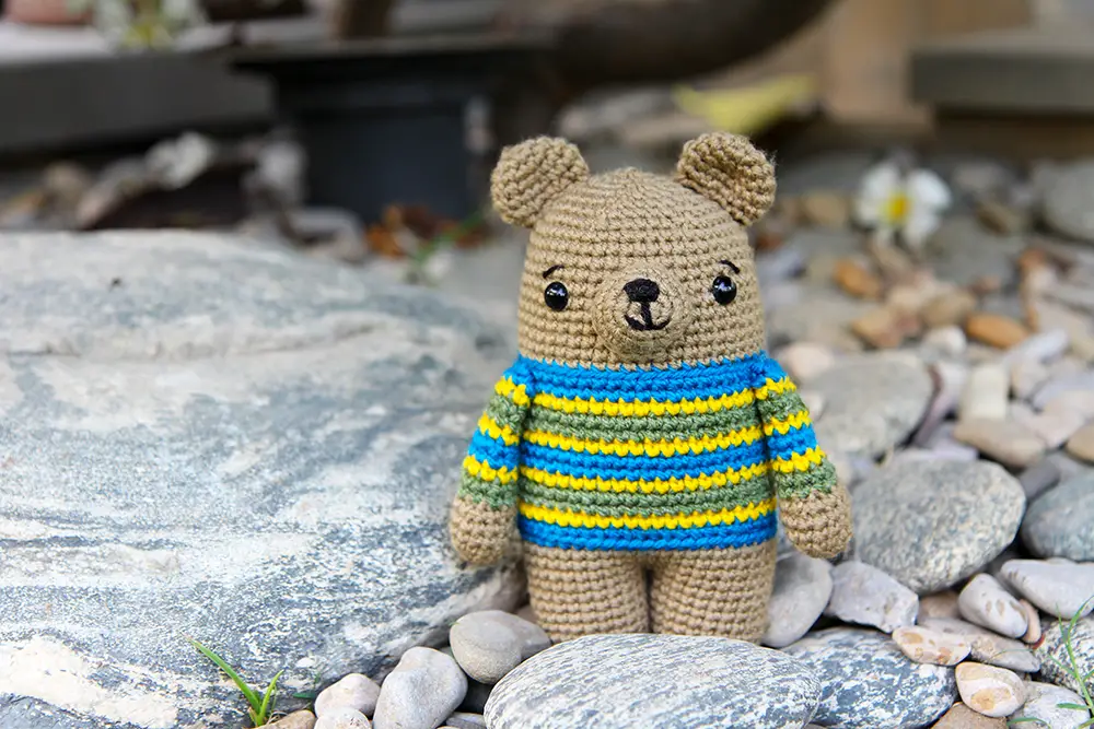 Bax the crochet bear