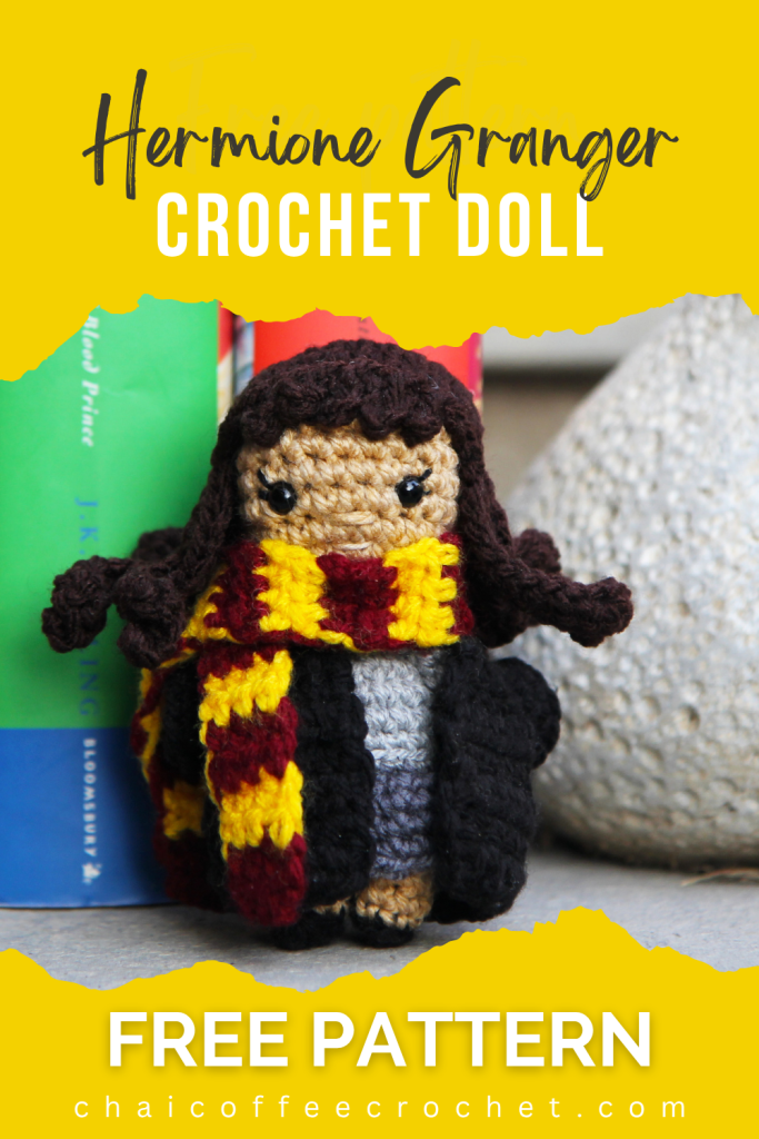 Hermione Granger crochet doll free pattern