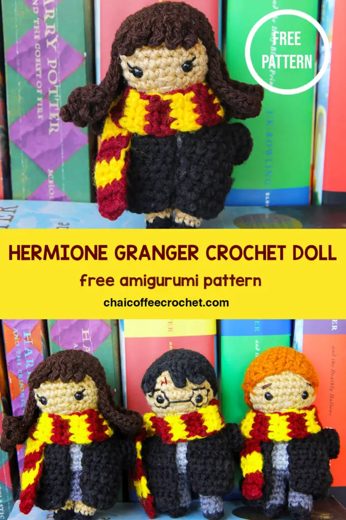 Hermione Granger crochet doll