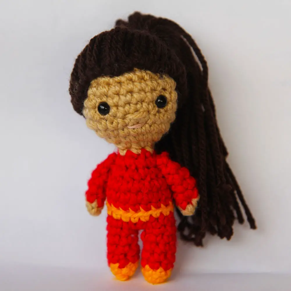 crochet superhero doll without cape