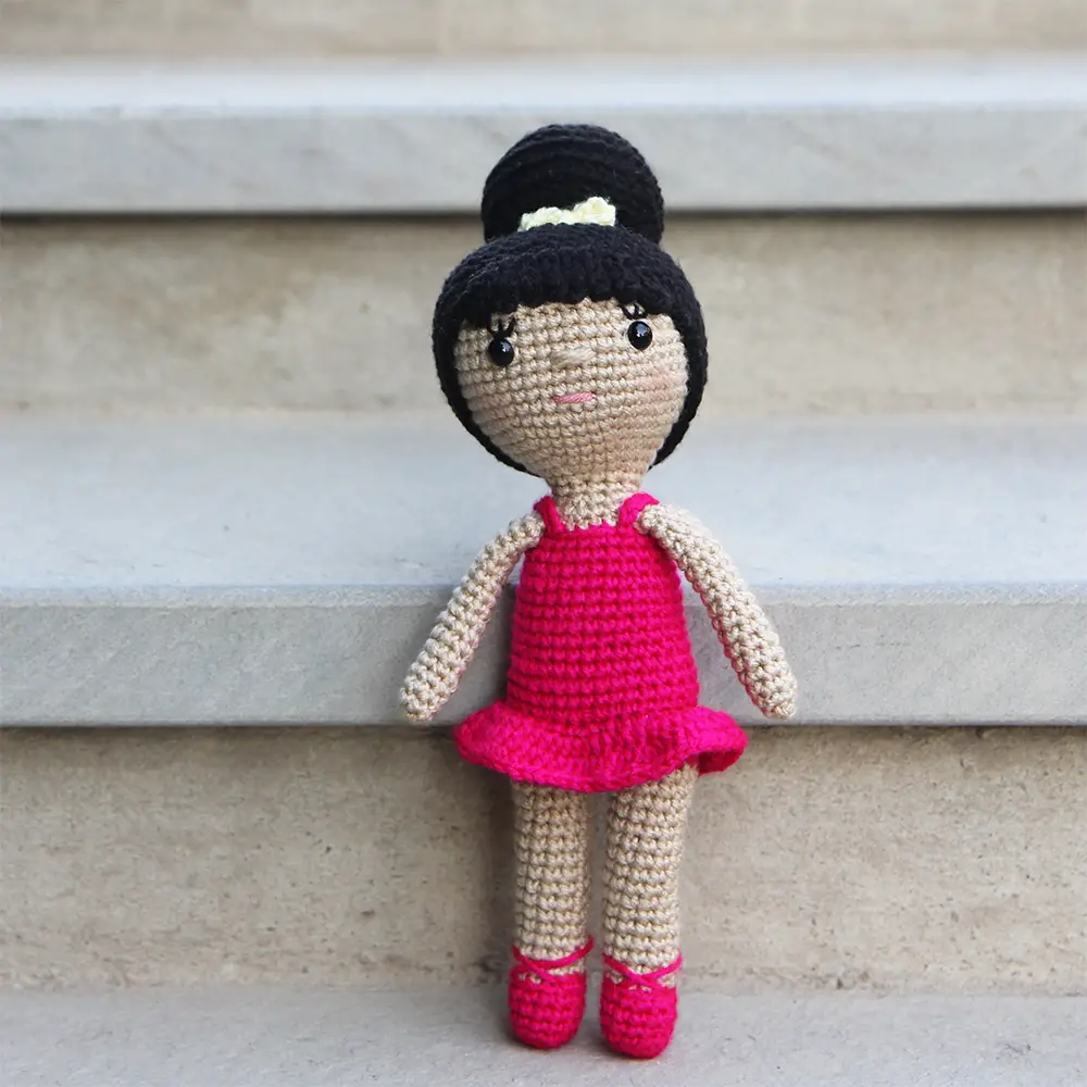 ballerina crochet doll