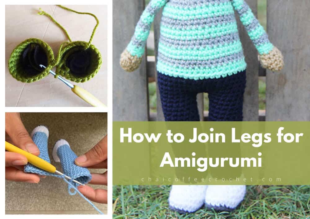 how to join legs for amigurumi