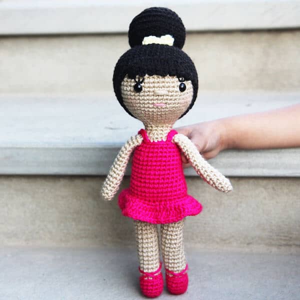 crochet ballerina doll