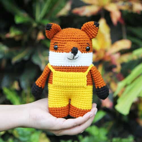 crochet fox 