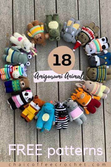 Easy Crochet Animals for Beginners (Free Patterns!) | Juna Series