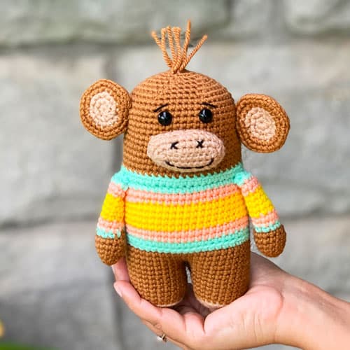 crochet monkey