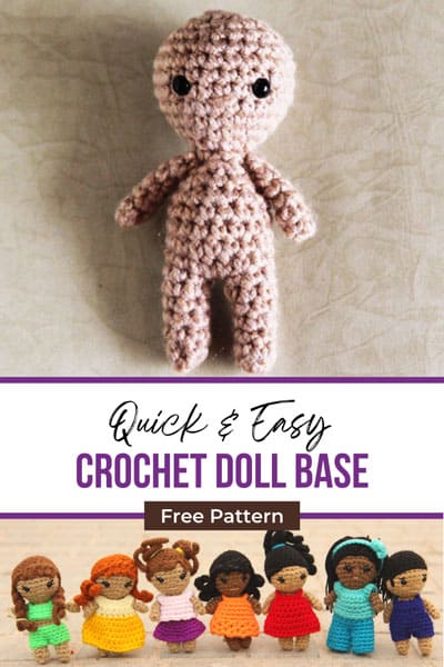 Easy Crochet Doll Body Free Pattern