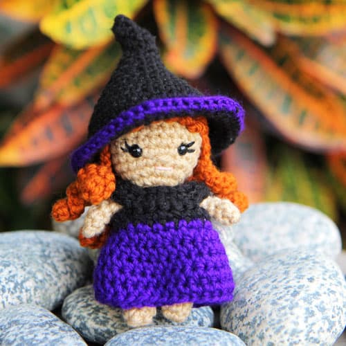 small crochet witch
