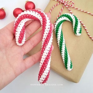 crochet candy canes