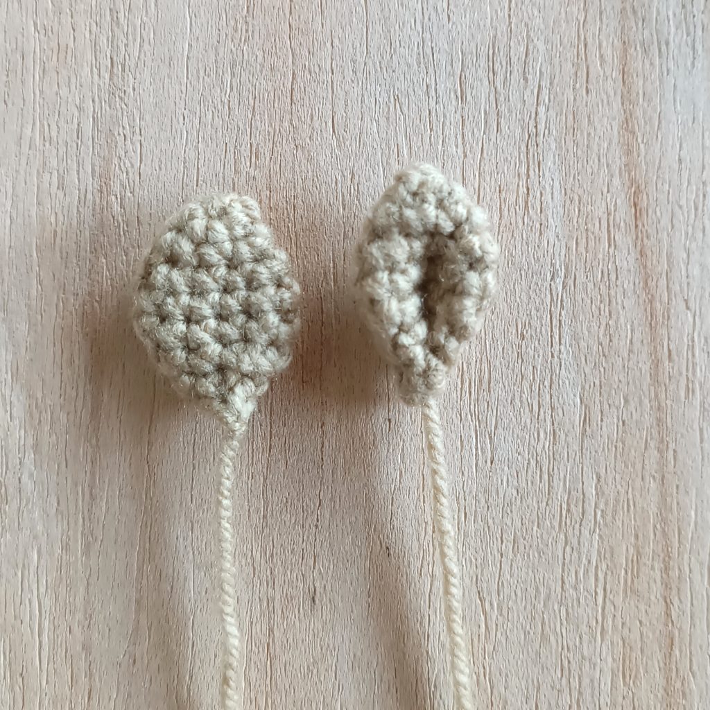 crochet ears for lamb