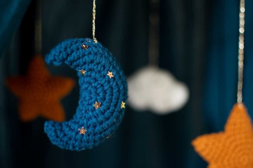 crochet crescent moon