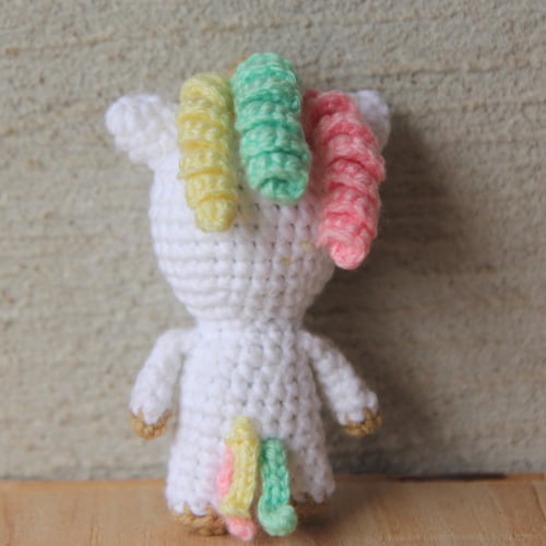 crochet unicorn mane and tail