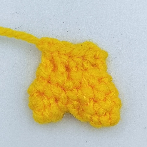 crochet duck tail