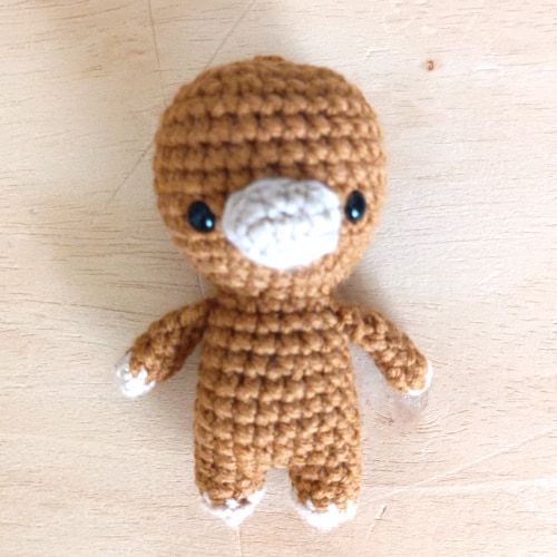 crochet monkey body without ears