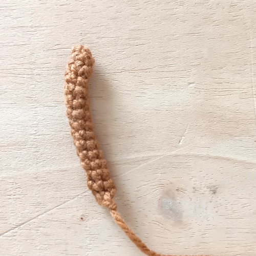 crochet monkey tail