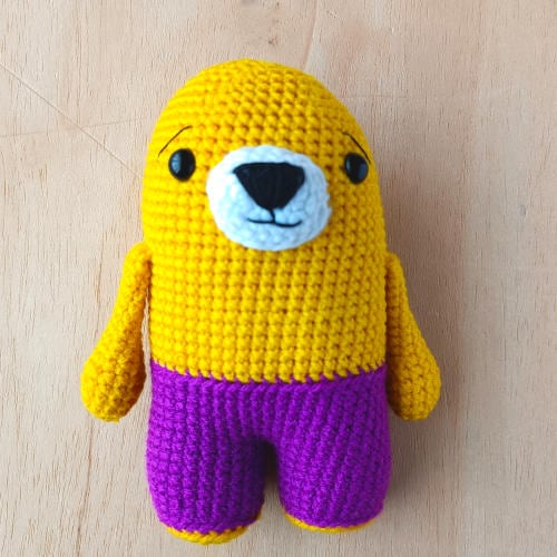 crochet lion body